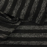 Black Stripes Chunky Knit, Poly-Viscose — photo 3