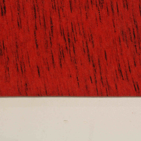 Red Marl Jersey Knit, Cotton, 180 gsm