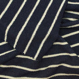 Navy Horizontal-Stripe Knit, Polyester — photo 3