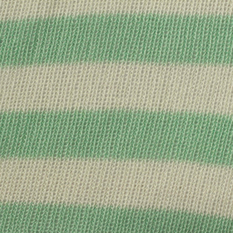 Green Stripes Rib Knit, Polyester