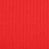Viscose Polyester Stretch Rib Knit Fabric, 180 gsm — Red — photo 3