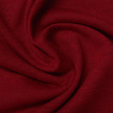 Polyester Linen Jersey Knit Fabric, 158 gsm, 160 cm — Red — photo 3