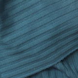 Viscose Stretch Rib Knit Fabric, 300 gsm, 135 cm — Blue — photo 3