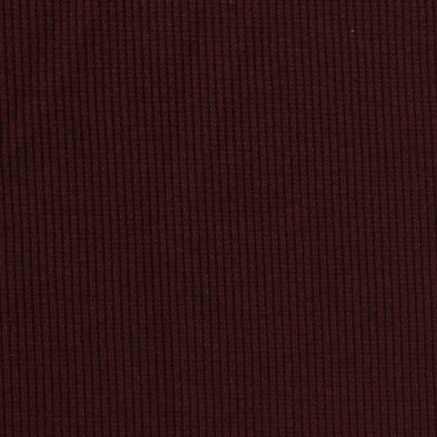 Cotton Polyester Stretch Rib Knit Fabric, 380 gsm, 130 cm — Red, ref EF-275376