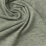 Heathered Sage Marl Jersey Knit, Poly-Viscose — photo 3
