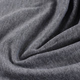 Heathered Grey Flecks Interlock Knit, Polyester — photo 3