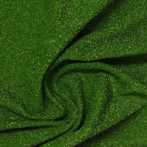 Green Marl French Terry, Poly-Linen