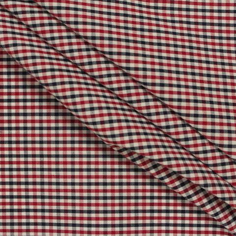 Red Check Woven, Cotton