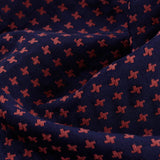 Rust Geometric Jacquard, Poly-Cotton — photo 3