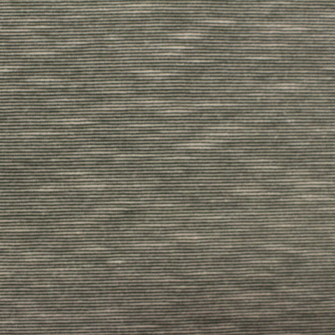 Dark Green Marl Jersey Knit, Poly-Viscose, 130 gsm