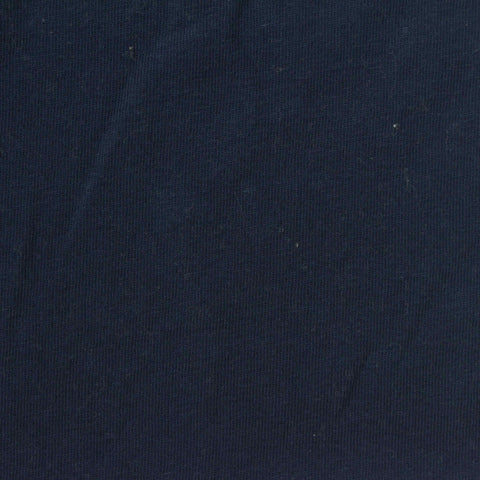 100% Cotton Jersey Knit Fabric, 185 gsm, 166 cm — Navy