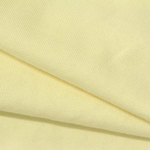 100% Cotton French Terry Fabric, 290 gsm, 185 cm — Yellow