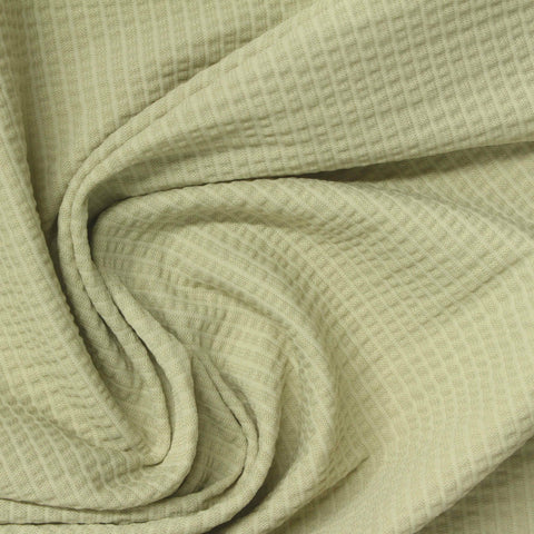 Nylon Stretch Crepe Fabric, 165 gsm, 165 cm — Khaki, ref EF-273707