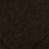 Dark Brown Heathered-Marl Jersey Knit, Polyester — photo 3