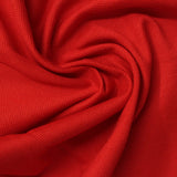 100% Cotton Piqué Knit Fabric, 195 gsm, 180 cm — Red — photo 3