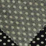 White Dots Jersey Knit, Polyester — photo 3