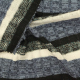 White Marl Rib Knit, Polyester — photo 3