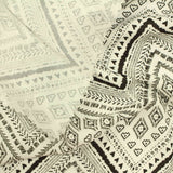 Black Geometric-Zigzag Woven, Viscose — photo 3