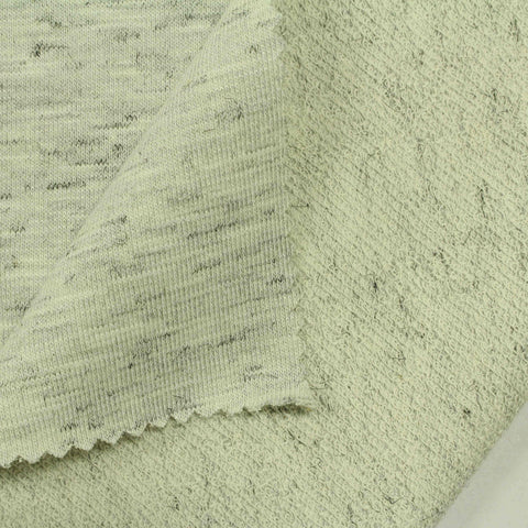 Cotton Polyester French Terry Fabric, 295 gsm, 180 cm — Khaki