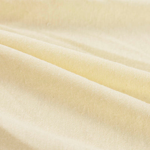 Cotton Polyester Jersey Knit Fabric, 138 gsm, 163 cm — Beige