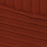 Red Tone-on-Tone Dash Rib Knit, Cotton — photo 3