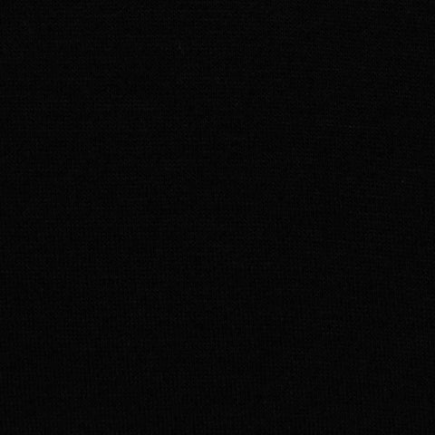 Viscose Stretch Knit Fabric, 160 gsm, 170 cm — Black