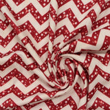 Red Dots Milk Silk Knit, Polyester — photo 3