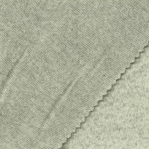 Light Grey Marl Chunky Knit, Viscose-Poly, 180 gsm, 160 cm, ref EF-256383