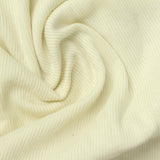 Polyester Cotton Stretch Rib Knit Fabric, 275 gsm, 175 cm — Yellow — photo 3