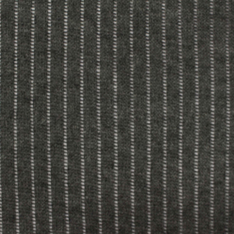 Dark Grey Tone-on-Tone Chunky Knit, Poly-Viscose, 172 gsm
