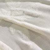 White Tone-on-Tone Chunky Knit, Polyester — photo 3