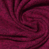 Dark Pink Marl Jersey Knit, Poly-Viscose — photo 3