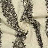 Black Vertical-Stripe Jacquard, Poly-Viscose — photo 3