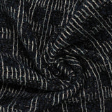 Silver Geometric-Line Interlock Knit, Poly-Metallic — photo 3