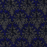 Blue Houndstooth Knit, Poly-Acrylic — photo 3