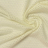 Cream Dot Jersey Knit, Poly-Viscose — photo 3