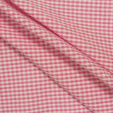 Pink Check Seersucker, Cotton — photo 3