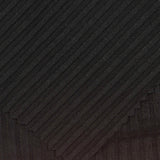 Viscose Nylon Stretch Rib Knit Fabric, 310 gsm — Black — photo 3