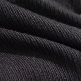 Brushed Nylon Stretch Chunky Knit Fabric, 220 gsm, 155 cm — Black — photo 3