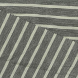 Grey Horizontal-Stripe Knit, Viscose — photo 3