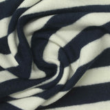 Navy Stripes Chunky Knit, Polyester — photo 3