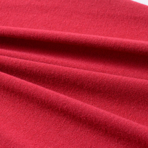 100% Viscose Jersey Knit Fabric, 100 gsm, 170 cm — Red