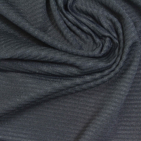 Black Rib Knit, Polyester