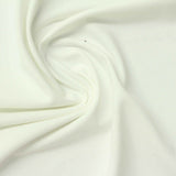 Polyester Stretch Milk Silk Knit Fabric, 200 gsm, 165 cm — White — photo 3