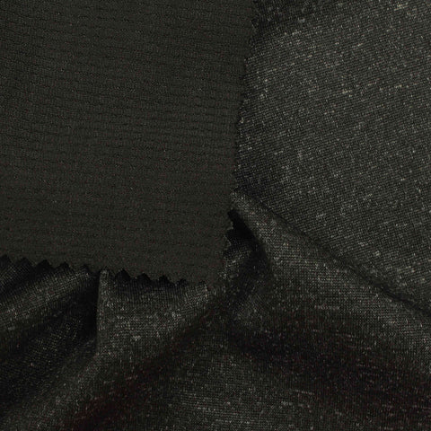 Dark Grey Marl Mesh, Polyester, 218 gsm