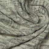 Grey Marl Rib Knit, Poly-Viscose — photo 3
