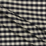 Black Check Woven, Cotton — photo 3