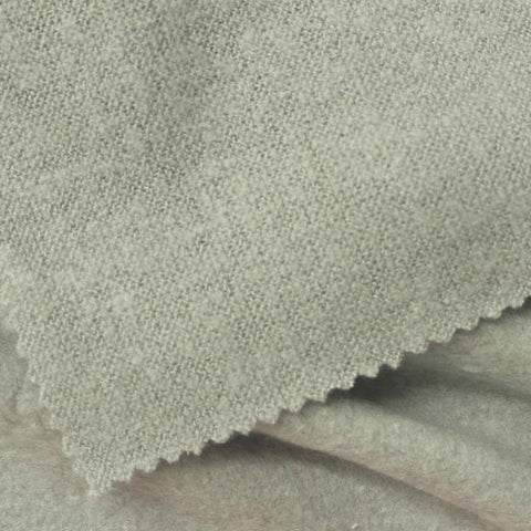 Brushed Viscose Polyester Stretch Chunky Knit Fabric, 280 gsm, 155 cm — Green