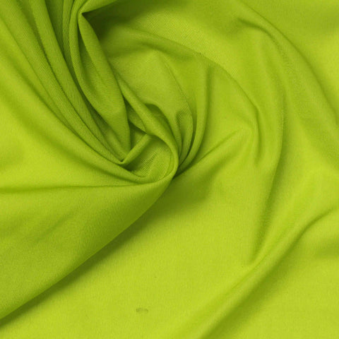 Nylon Stretch Interlock Knit Fabric, 55 gsm, 195 cm — Green