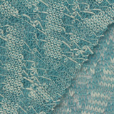 Light Blue Marl Chunky Knit, Polyester — photo 3